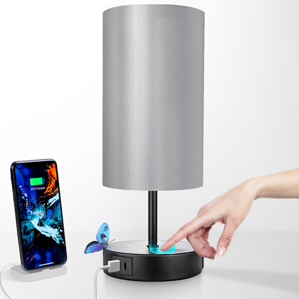 Looking for the Perfect Modern Bedside Lamp? Look No Further! #glass table lamp#bedside lamp with usb#anglepoise desk lamp