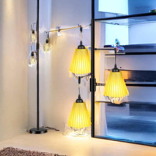 Get the Perfect Lighting for Your Modern Room with Our Upgraded Fully Dimmable Floor Lamp#floor lamp arched#kelsey dual square 3-light floor lamp#floor lamp 82