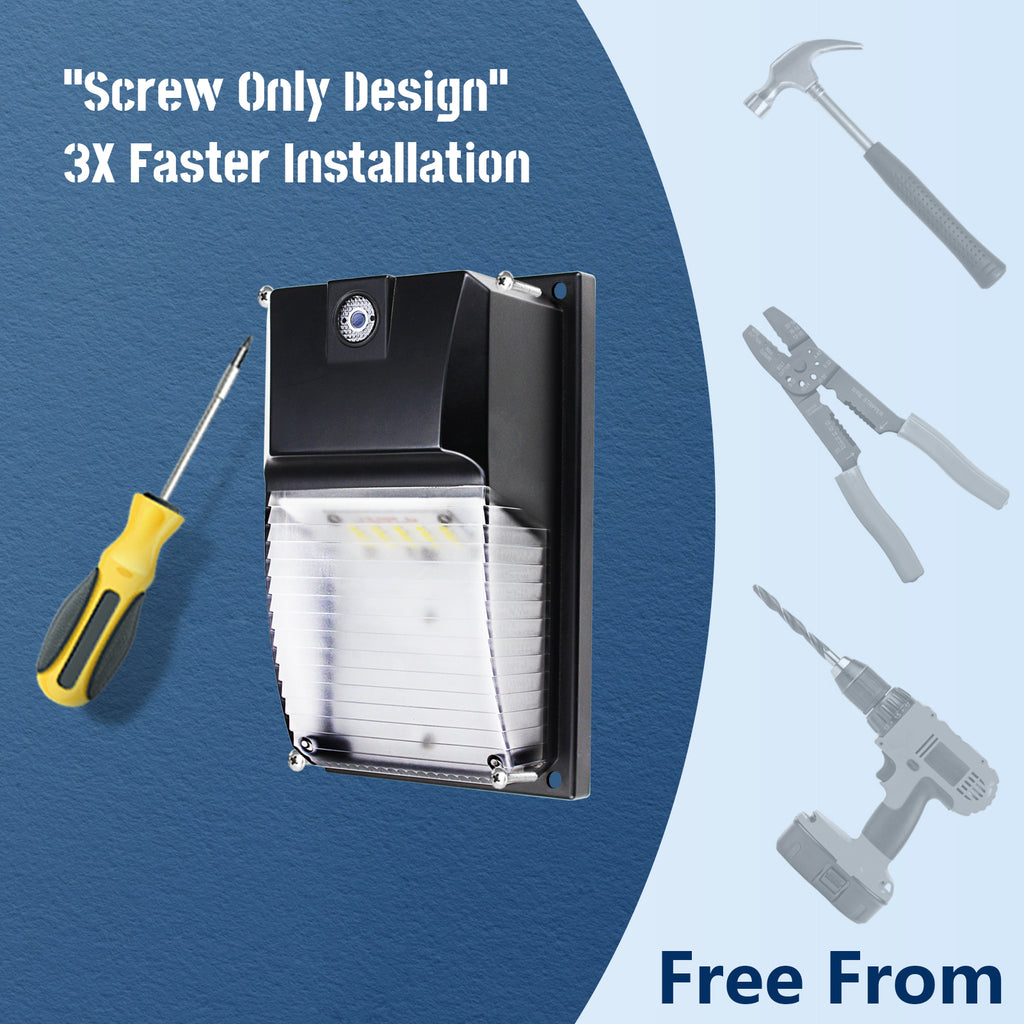 Illuminate with Ease: Effortless Installation with 'Screw Only Design'