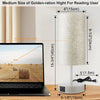 15.75" H 3-Way Dimmable Table Lamp Touch Control for Bedroom Living Room Dorm, Set of 2 Bedside Lamps with Dual USB Ports + AC Outlet, Modern Nightstand Lamp with Round Lampshade (800lm 7W LED Bulb Included)
