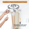 Modern LED Track Lighting Fixtures White - 3-Light - Directional Spotlight for Kitchen (Incl 3× 4W E12 Bulbs)
