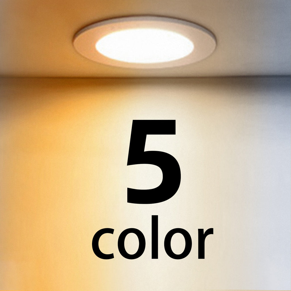8 Pack LED Recessed Lighting 6 Inch, 1800LM 16W=200W, Ultra-Thin Can Lights with Junction Box, Retrofit Recessed Lights, Dimmable, Canless Wafer Downlight - ETL & Energy Star