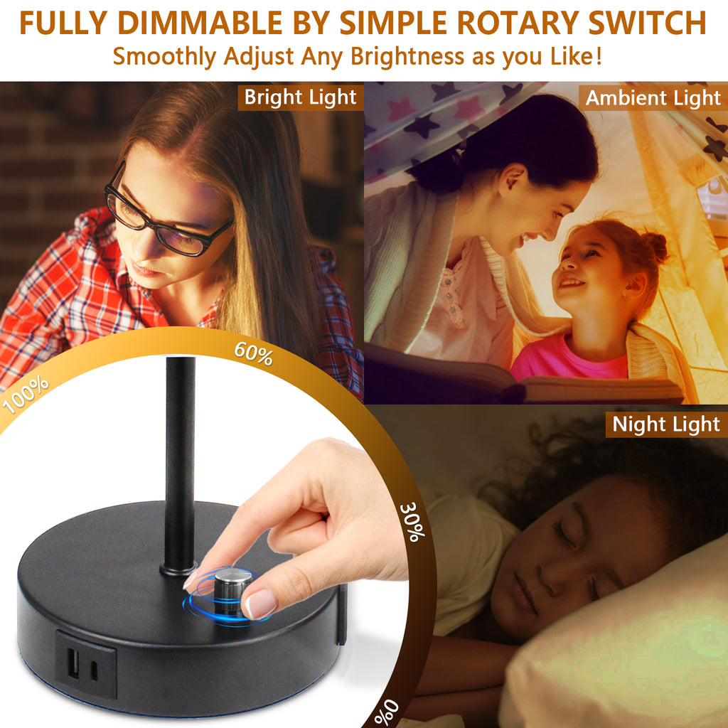 Create a Relaxing Environment with Our Soft Light Touch Control Bedside Lamp #dar lighting table lamp#bedside lamp pair#desk lamp ebay