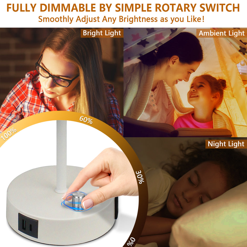 Introducing the Ultimate Touch Control Bedside Lamp for Your Nighttime Needs #dining table lamp#bedside lamp on wall#desk lamp with wireless charger