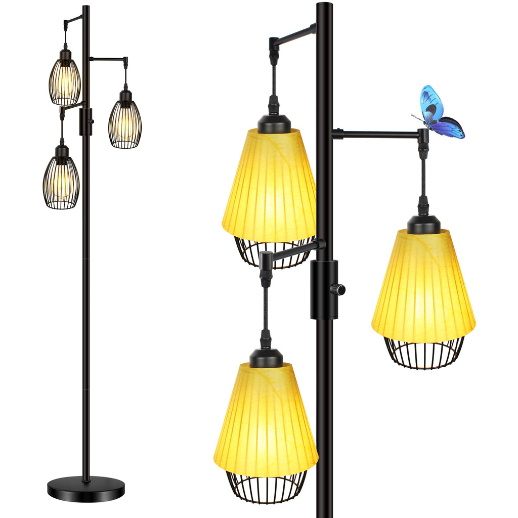 Stay Safe with Our Sturdy and Reliable Heavy-Duty Base and Strong Holding Pole Floor Lamp#floor lamp led corner l#led floor lamp dunelm#edishine led corner floor lamp