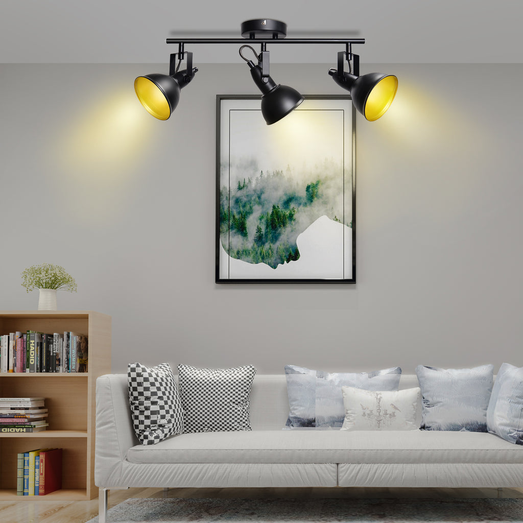 The perfect lighting solution for your bedroom - our track light with E12 socket#k-hello head track light#eglo kingswood track light#track light drop ceiling