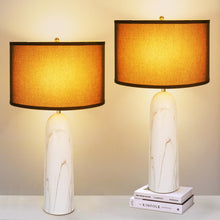 28" 3-Way Dimmable Touch Control Table Lamps Set of 2 for Living Room Bedroom Office,Bulbs Included