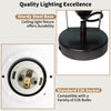 1-Light LED Track Lighting Fixture, Adjustable Ceiling Spot Light, E26 Base (Bulbs Not Included)