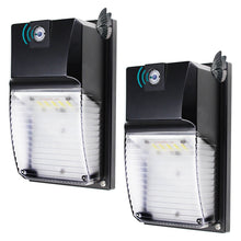 HiBay Led Wall Pack Light with Dusk-to-Dawn Sensor,18W 1980LM 5000K Photocell Wall Lights Fixture, IP65 Waterproof Outdoor Porch Lights for House- 2 Pack